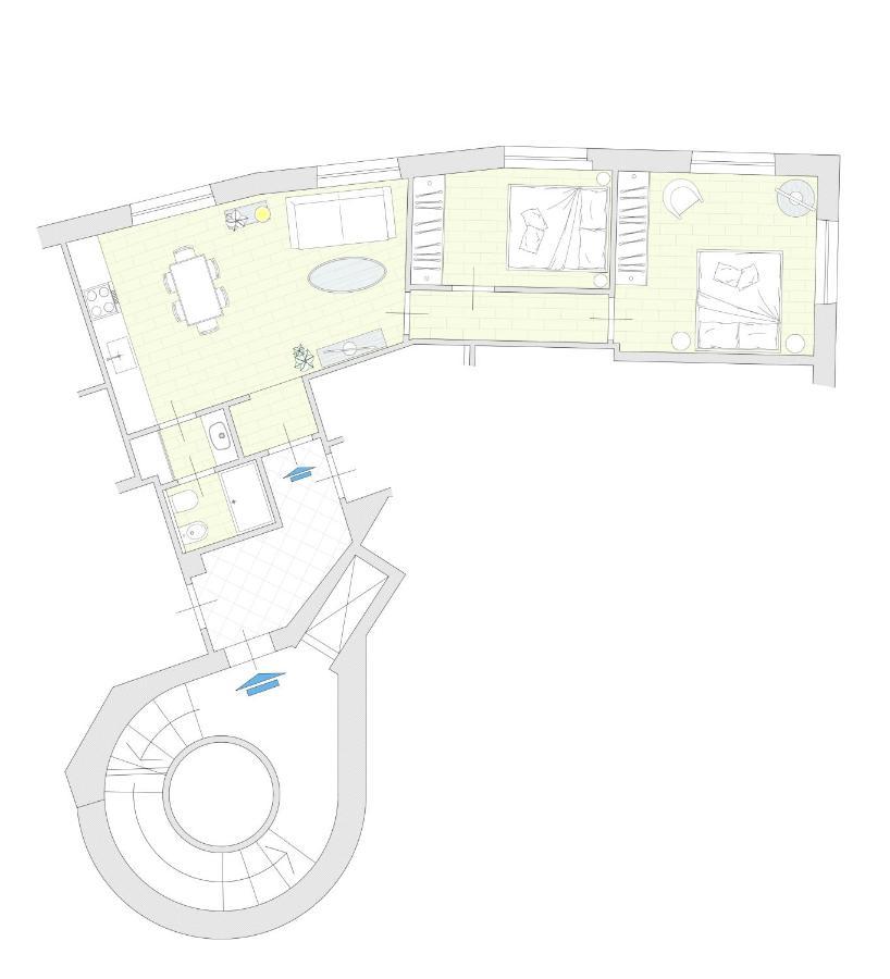 Madeleine Apartments - Brera 米兰 外观 照片